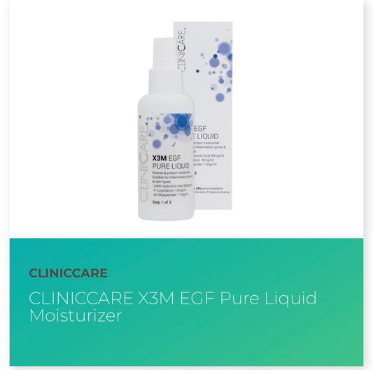 CLINICCARE X3M EGF Pure Liquid Moisturiser