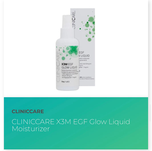 CLINICCARE X3M EGF Glow Liquid Moisturiser