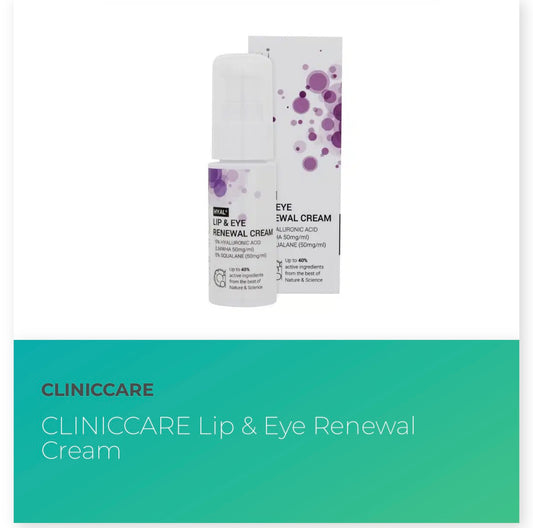 CLINICCARE Lip & Eye Renewal Cream